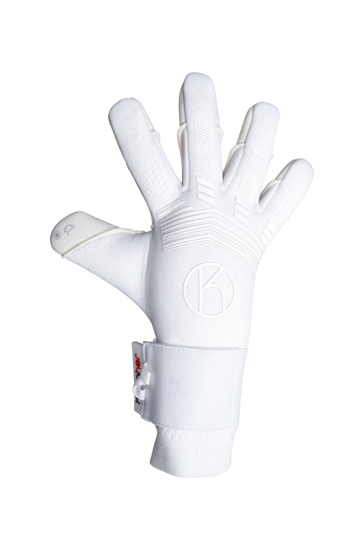 KeepHer GEO goalkeeper glove, backhand